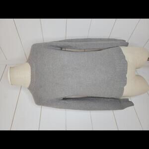 J Crew Small Grey heavyweight crew neck sweater
